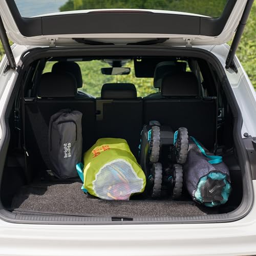 INGENUITY INGENUITY POP ‘N RIDE LIGHTWEIGHT STROLLER WAGON – FACE-TO-FACE SEATS FOR 2 WITH 3-POINT HARNESSES & SUN CANOPY