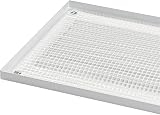 EUROPLAST 200x100mm White Metal Air Vent Grille with Insect Mesh 8x4" view 6