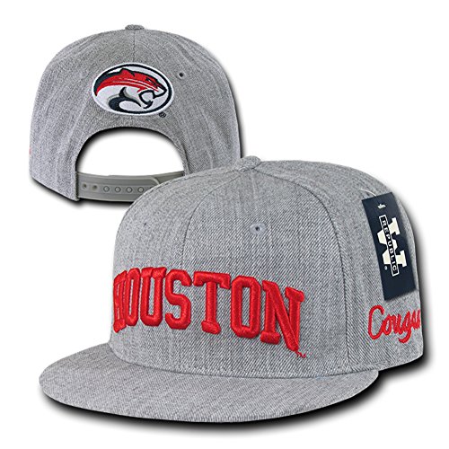 The Freshman College Snapbacks Game Day Cap (U of Houston, Heather Gray)