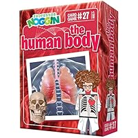 Outset Media Professor Noggin's Human Body Trivia Card Game - an Educational Trivia Based Card Game for Kids - Trivia, True o