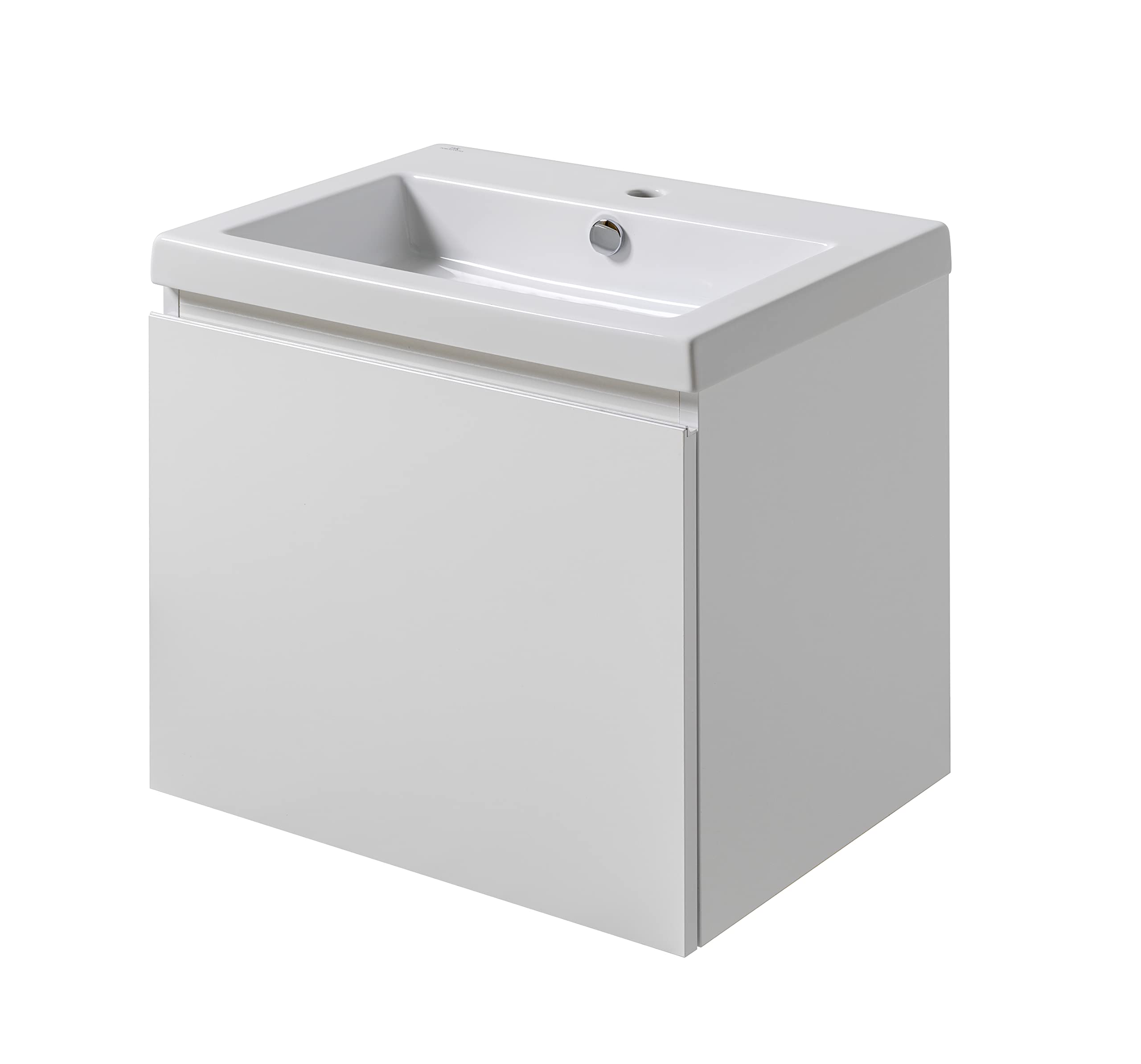 Noken-Cube-Mueble-de-bano-con-Lavabo-Tablero-aglomerado-Blanco-Brillo-60-cm