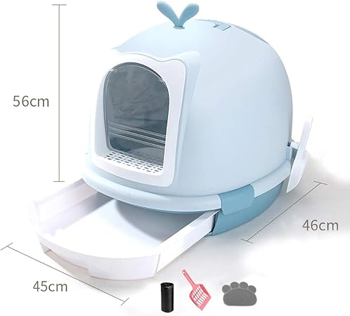 closed litter box amazon