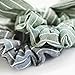 4Pcs Hair Scarves & Hair Scrunchies, Fashion Cotton Hair Ribbon Bow Scrunchies with Solid Colors, Soft Hair Scarf, Bunny Ear Scrunchies, Satin Scarf Hair Ties Bowknot Ponytail Holder for Women Girls
