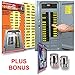 Circuit Breaker ID Tags plus Bonus Chrome Socket Labels for tool organizing, great for Home Owners, Apartments & Electricians, Decals fit all Breaker Panels & Switches, applies directly to the breaker
