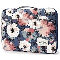 Kinmac 360° Protective 13 inch-13.5 inch Waterproof Laptop Case Bag Sleeve with Handle for 13.3" MacBook Air | 13" MacBook Pro Retina and 13.3 inch 13.5 inch Laptop(Camellia)