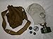 GP-5 Original Soviet Civilian Protective Gas Mask (activated Charcoal filter and bag included) (Extra Large, white)