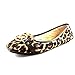Michael Kors Fulton Moc Ballet/Ecru Pink Tan Women's Leather Driving Flat Shoes
