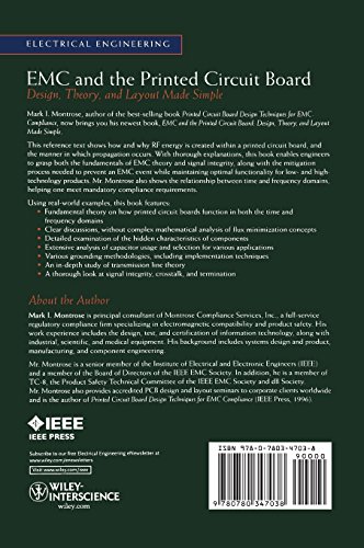 Emc & the Printed Circuit Board: Design, Theory, & Layout Made Simple