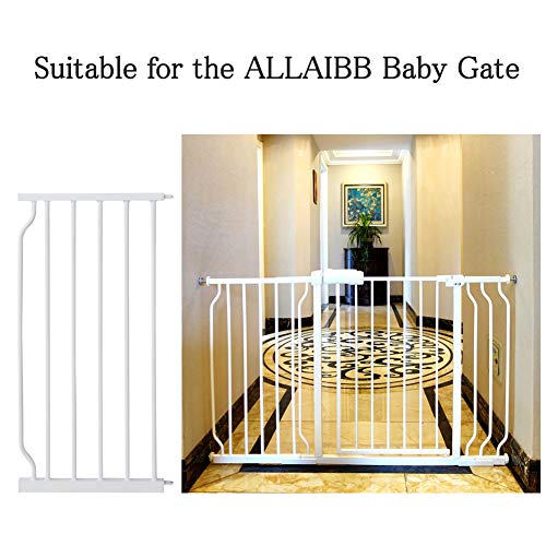 ALLAIBB Extra Wide Pressure Mounted Baby Gate Walk Through Child Kids