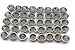 DeYue Crystal Pipe Screens, 40pcs 0.5Inch Diameter Premium Stainless Steel Mental Screen Filters for Crystal Pipe Use (40)