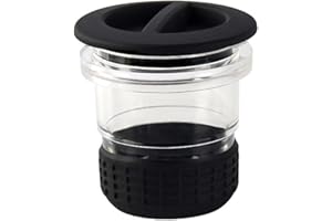 58mm Coffee Dosing Cup with ABS Construction and Ergonomic Silicone Band for Portafilter Handles in Home or Commercial Espres