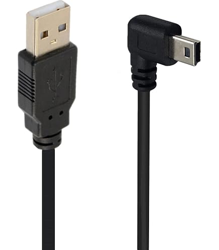 Cablecc 1.2m 90 Degree Right Angled Micro USB Screw Mount To 3.0 Data Cable For Industrial Camera