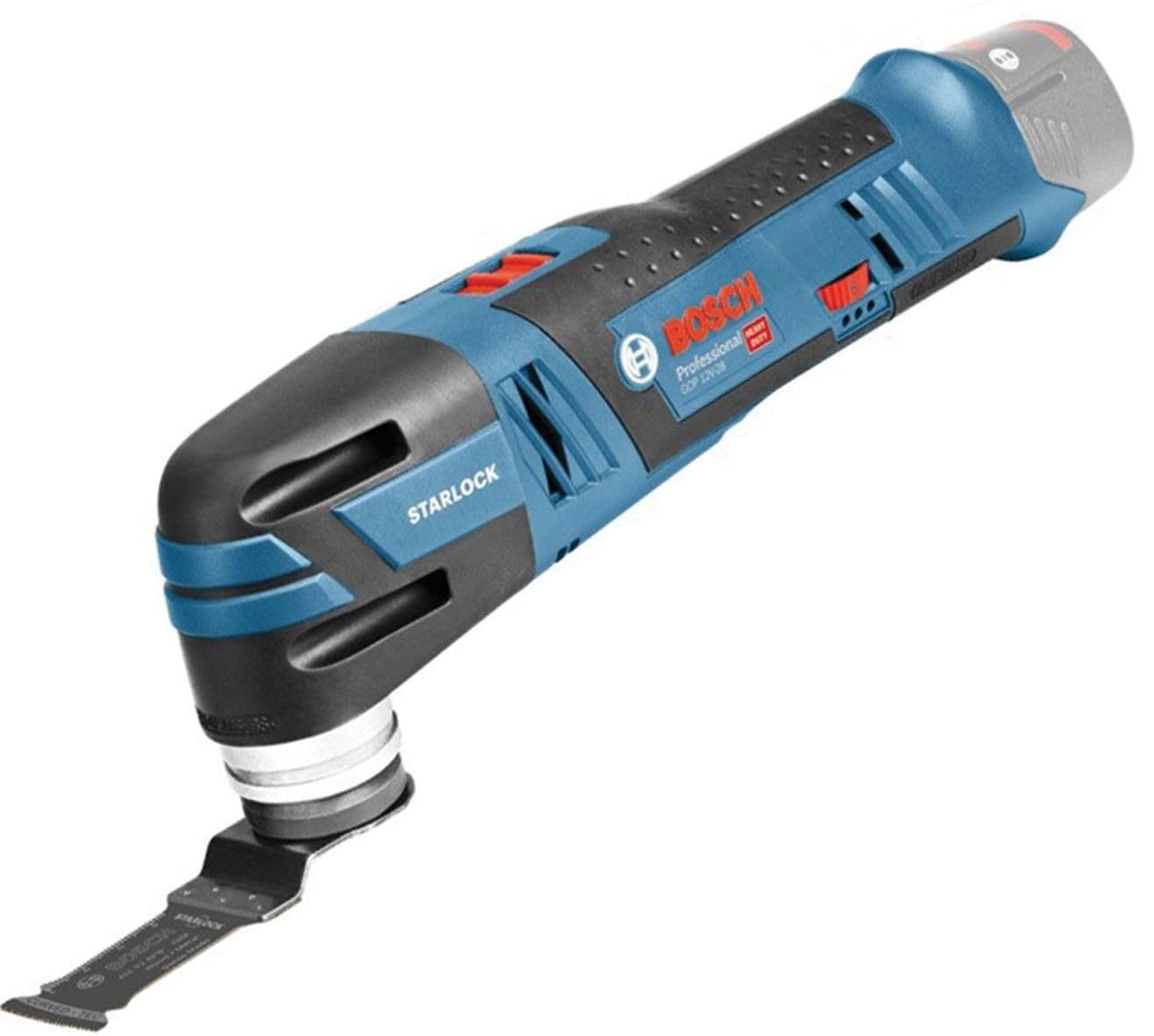 Bosch Professional 12V System Découpeur-Ponceur Sans-Fil Gop 12V-28 (Porte-Outil Starlock, Avec Une Lame Plongeante Bim Starlock, Sans Batterie Ni Chargeur, Dans Carton)