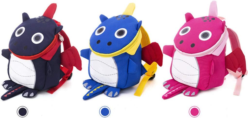 Moonlove Kids Toddlers Cute Dinosaur Walking Safety Harness Backpack Baby Walker's Bag With Safety Reins Belts Travel Bag Cartoon Nursery School Backpack for Boys Girls - Image 3