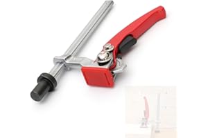 Sanfoelek Woodworking Desktop Quick Acting Hold Down Clamp Fixed Clip Quick Hold Bench Dog Clamp Adjustable Ratchet Press for