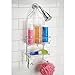 iDesign Milo Metal Wire Hanging Shower Caddy, Baskets and Towel Bar for Shampoo, Conditioner, and Soap with Hooks for Razors, Towels, and More, 4.25