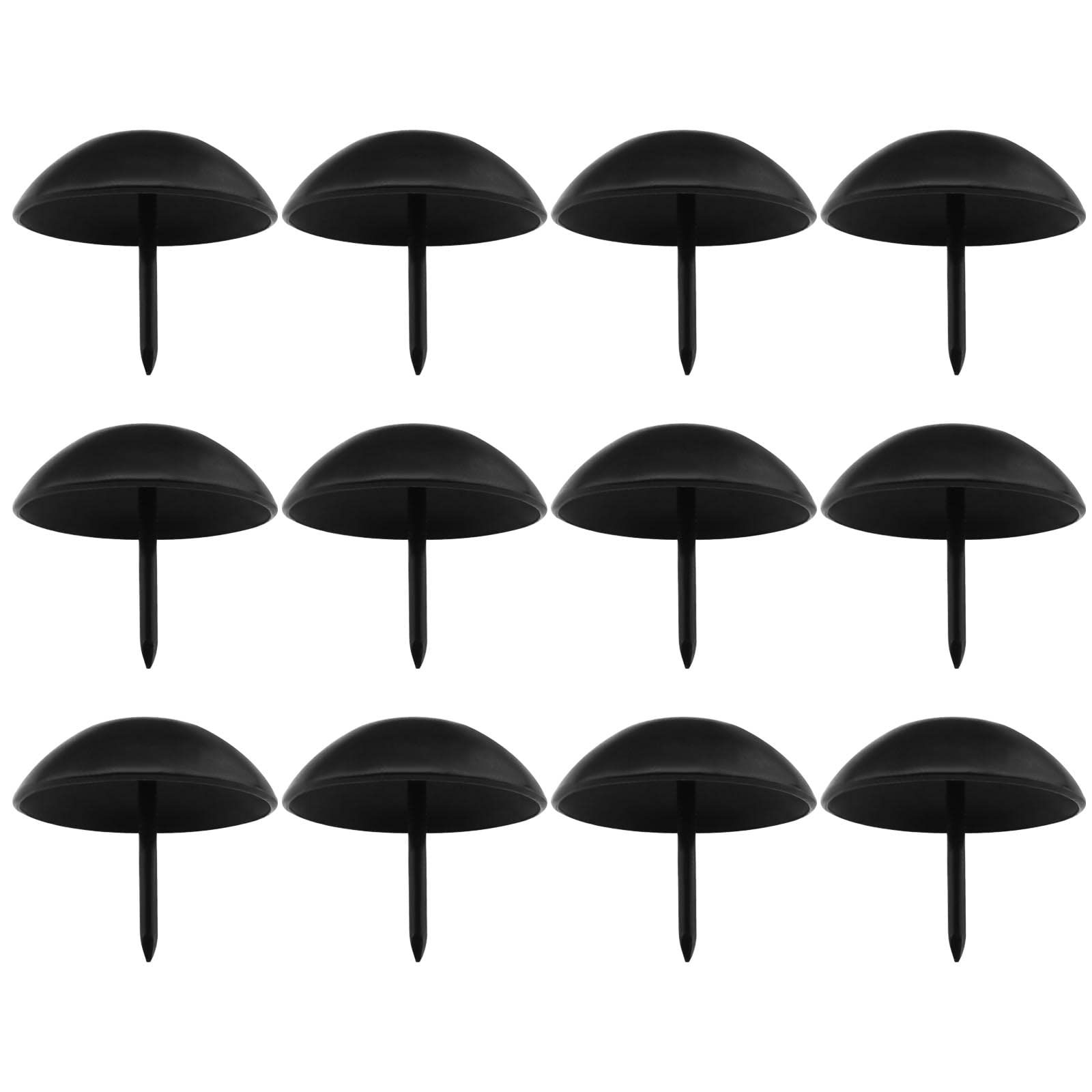 EMSea 12Pcs Upholstery Nail Furniture Nails Pins Antique Black Sofa Nails Household Accessories for Sofa Beds Carpentters Walls 30x25mm