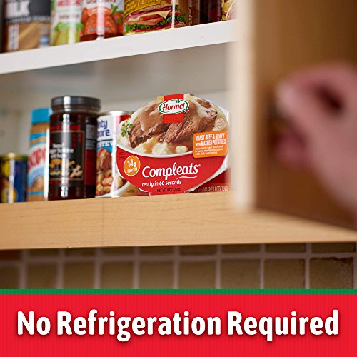 Hormel COMPLEATS Roast Beef and Mashed Potatoes with Gravy, 9 Ounce (Pack of 6)