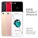ULAK Designed for iPhone SE Case 2022 (3rd Gen) / iPhone SE Case 2020 (2nd Gen) / iPhone 7 Case/iPhone 8 Case, Luxury PU Leather Wallet Phone Case with Card Holder Flip Kickstand Cover - Black