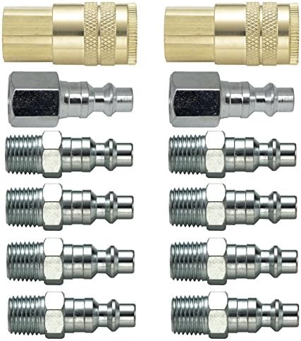Uffy - 1/4 Coupler - 1/4 Body Plug - 3/8 Body Plug - 1/4 Push Lock - 3/8 Push Lock - 1/4 Hose - 3/8 Hose - 5/8 OD Hose (12 PC Kit)