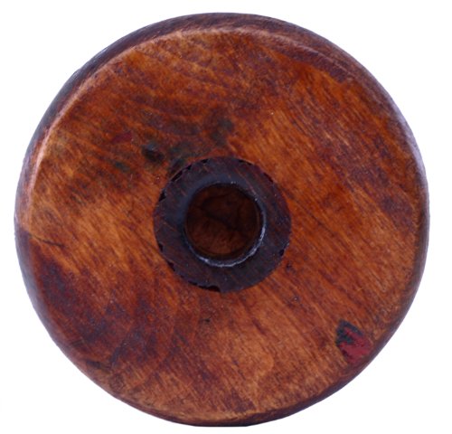 River City Clocks Three Tier Five Minute Antique Wood Sand Timer, 9-Inch Tall