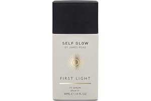 Self Glow by James Read - First Light Tinted Tan Serum | Hydrate, Even Skin | Buildable, Lightweight, Matte Finish (30 mL | 1 fl oz)