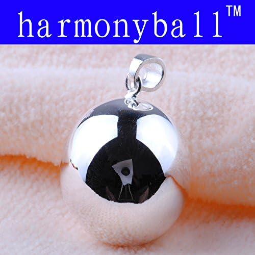 Ddang - Silver Smooth Round Harmony Ball Chime Sounds Mexican Bola Pendant Angel Caller 14mm JEW 0247