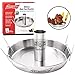 Budweiser Deluxe Beer Can Roaster w Drip Pan, Vegetable Spikes, & Recipe Guide -Stainless Steel Chicken Roaster- Cooks Meat & Vegetables at same time