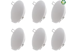 Homdec 3Inch LED RV Interior Light Recessed Mount - 6 Packs, 12V RV Puck Light, 6000K Day Light, for RV Camper Trailer Motorhome Boat