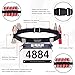 Engine Design Group NGN Race Number Belt for Triathlon, Marathon, Running, Cycling (10 Gel Loops) (Black)