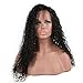 EAYON HAIR Curly 13x4 Lace Front Human Hair Wigs-Glueless 130% Density Brazilian Virgin Remy Wigs with Baby Hair for Women 18inch Natural Color