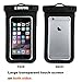 WAPAG Waterproof Bag Case Pouch for iPhone 7, 6s, 6, 6 Plus, 5s, Samsung Galaxy s6, s6 Edge, s5, s4, Note 4, Cell Phone up to 6 inches, Dirt/Snow/Dust Proof, Fits Swimming, Kayaking, IPX8 to 100Feet