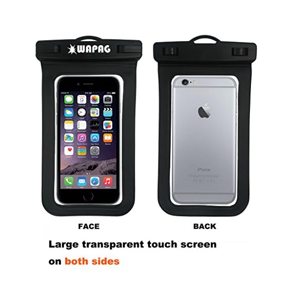 WAPAG-Waterproof-Bag-Case-Pouch-for-iPhone-7-6s-6-6-Plus-5s-Samsung-Galaxy-s6-s6-Edge-s5-s4-Note-4-Cell-Phone-up-to-6-inches-DirtSnowDust-Proof-Fits-Swimming-Kayaking-IPX8-to-100Feet WAPAG-Waterproof-Bag-Case-Pouch-for-iPhone-7-6s-6-6-Plus-5s-Samsung-Galaxy-s6-s6-Edge-s5-s4-Note-4-Cell-Phone-up-to-6-inches-DirtSnowDust-Proof-Fits-Swimming-Kayaking-IPX8-to-100Feet