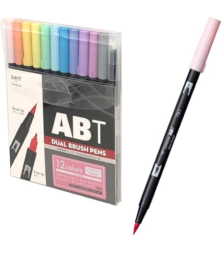 Amazon.com: Tombow Dual Brush Pen ABT Twin Type Graphic Marker
