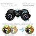 OMZER 10x42 Compact Binoculars for Adults - High Powered Binocular with BAK4 Prism FMC Lens - Large Eyepiece Hunting Binocular with Clear Low Light Vision for Bird Watching Hiking Camping Games