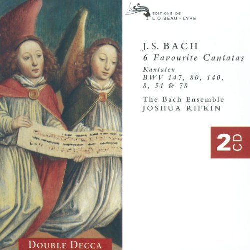 UPC 028945570624, Bach: 6 Favourite Cantatas (BWV 147, 80, 140, 8, 51, 78) /Bach Ensemble * Rifkin