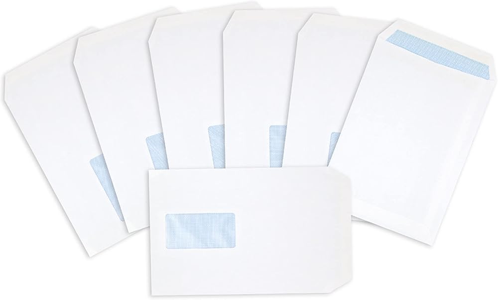Postmaster A5 C5 Window Envelopes 229 x 162 mm 90 GSM Self Seal 200 Pack