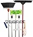 Spoga Wall Mounted Mop, Broom, and Sports Equipment Storage Organiser