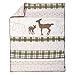 Trend Lab Deer Lodge 3 Piece Crib Bedding Set, Cream