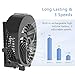 HandFan Personal Misting Fan, 55ml Large Water Tank, Portable Handheld Rechargeable Mister Fan, 180 Foldable, 3 Speeds, for Travel, Beach, Outdoors (Black)