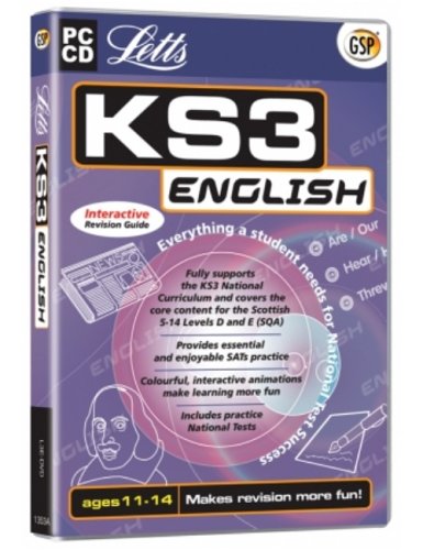 Letts KS3 English Interactive Revision Guide (Ages 11-14) (PC)