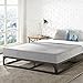 Mellow 9 Inch Metal Platform Bed Frame with Heavy Duty Steel Slat Mattress Foundation (No Box Spring Needed), Full, Black