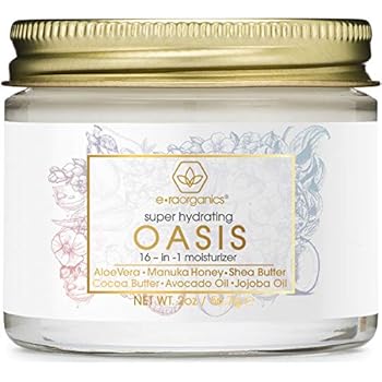 Face Moisturizer for Dry Skin - Extra Hydrating 16-in-1 Age Defense Facial Cream With Manuka Honey, Cocoa Butter, Avocado Oil, Jojoba Oil - pH Balanced Non Greasy Day & Night Cream 2oz Era-Organics