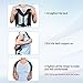 Back Posture Corrector for Women and Men, Adjustable Posture Support Clavicle Brace Trainer Upper Back Straightener with Two Pads for Hunchback, Slouching, Rounded Shoulder, Neck Pain Relief Black