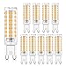 G9 LED Bulb Dimmable, Warm White, 6W Equivalent 40W, 50W, 60W Halogen, 3000K, 540LM Light, AC 120V CRI 82, G9 Base (10 Pack) by Eco.Luma