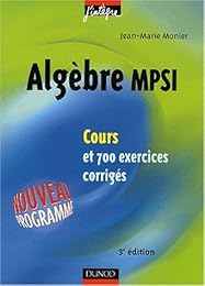 Algèbre MPSI