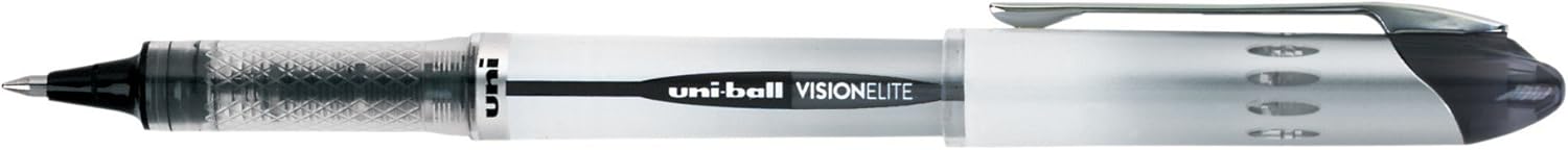 uni-ball Vision Elite Rollerball Pens, Bold Point (0.8mm), Black, 12 count: Office Products