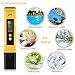 Digital PH Meter, 0.01 PH High Accuracy Water Quality Tester with 0-14 PH Measurement Range, PH Meter for Drinking Water/Soil/Pool/Laboratory/Hydroponics withTDS
