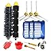 ITidyHome Accessory Filter Kit for Roomba 600 Series 600 610 620 650 Vacuum Cleaner Replacement Part (3 Filter ,3 Side Brush,1 Pack Brush,1 Pack Cleaning Tool )