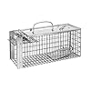 Defenders-VIC0068-Rat-and-Squirrel-Cage-Trap-Humane-Easy-to-Bait-and-Set-Long-Lasting-Galvanised-Mesh-Silver Defenders Rat and Squirrel Cage Trap (Humane, Easy to Bait and Set, Long-Lasting Galvanised Mesh), Silver, STV088, One…